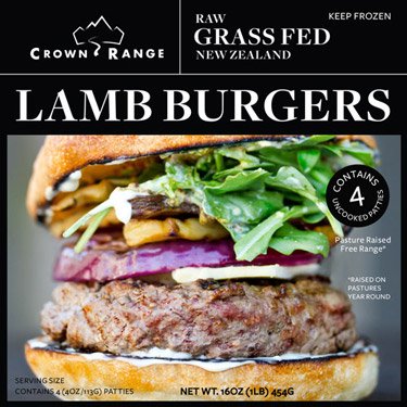 lamb burger box front